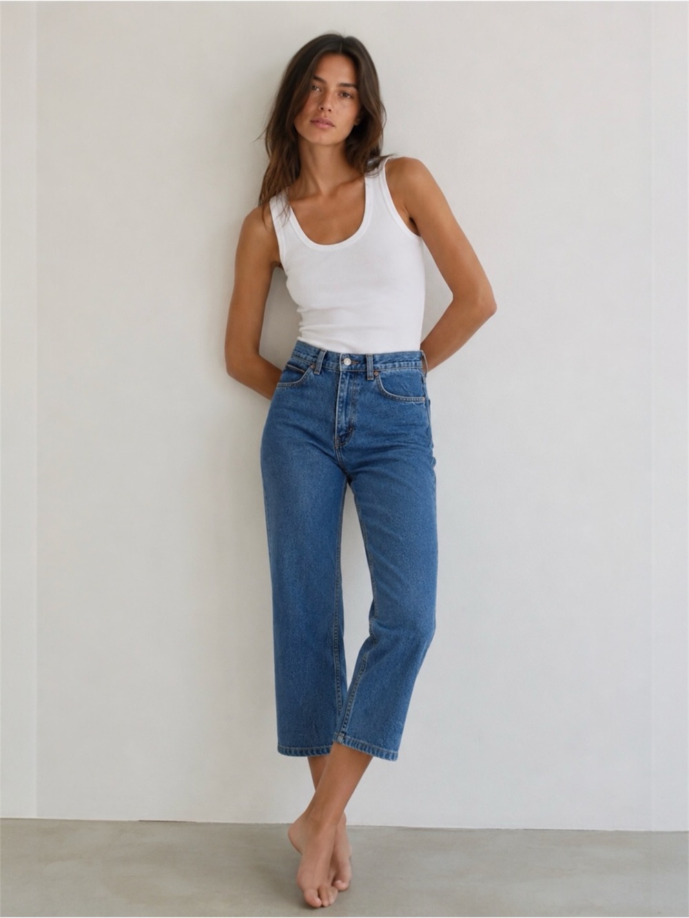 Vintage Levi’s Orange Tab High-Rise Cropped Jeans | Fits XS-S